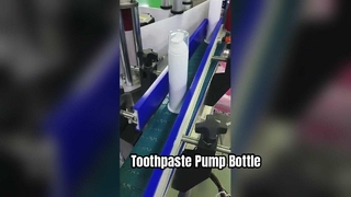 Airless pump bottle for toothpaste