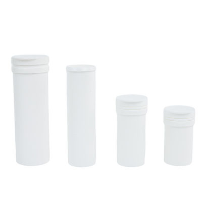 Buy Travel Size Customized Effervescent Tablets Packaging Bottle White PP Material and Cap online manufacture