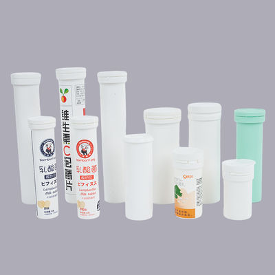 Buy Long Print Custom Plastic Vitamin C Effervescent Tablet Tube for Medicine Packaging online manufacture