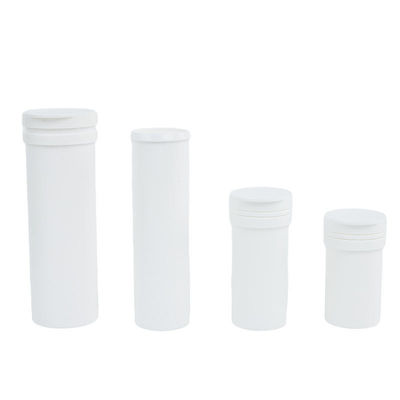 Buy Effervescent Tablet Empty White Pill Plastic Bottle with Cap Food Grade PP As Picture online manufacture