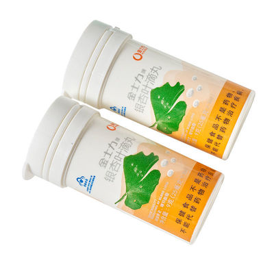 Buy Custom Colorful Logo Vitamin C Effervescent Tablet Tube With Cap Made of Food Grade PP online manufacture