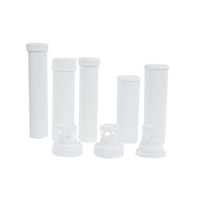 Buy PP Material Injection Molding Round Small Salt Electrolyte Drink Packaging Tube with Cover online manufacture