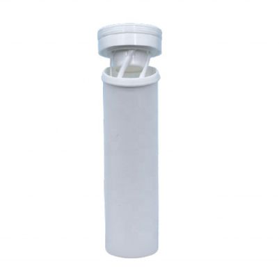 Buy Empty Bottle Food Grade PP Customize Logo Effervescent Tablet Tube with Desiccant Cap online manufacture