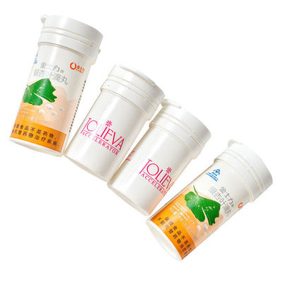 Buy Custom White Straight Effervescent Tablets Packaging Tube for Vitamin C Professional online manufacture