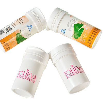 Buy Empty vitamin c medical tablet container tube for supplements made of food grade PP online manufacture