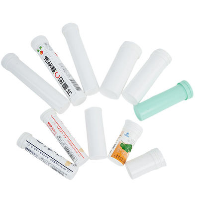Buy White Storage Tubes Effervescent Tablet Tube PP Material for Vitamin Packaging Solution online manufacture