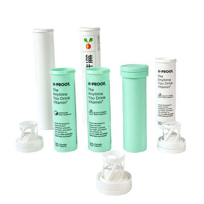 Buy Customized PP Free Sample Plastic Vitamin Empty Effervescent Tablet Tube with Cap online manufacture