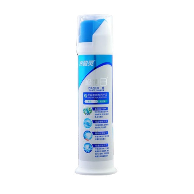 PP Custom Color Airless Toothpaste Pump Tube For 100ml 110ml Toothpaste ...