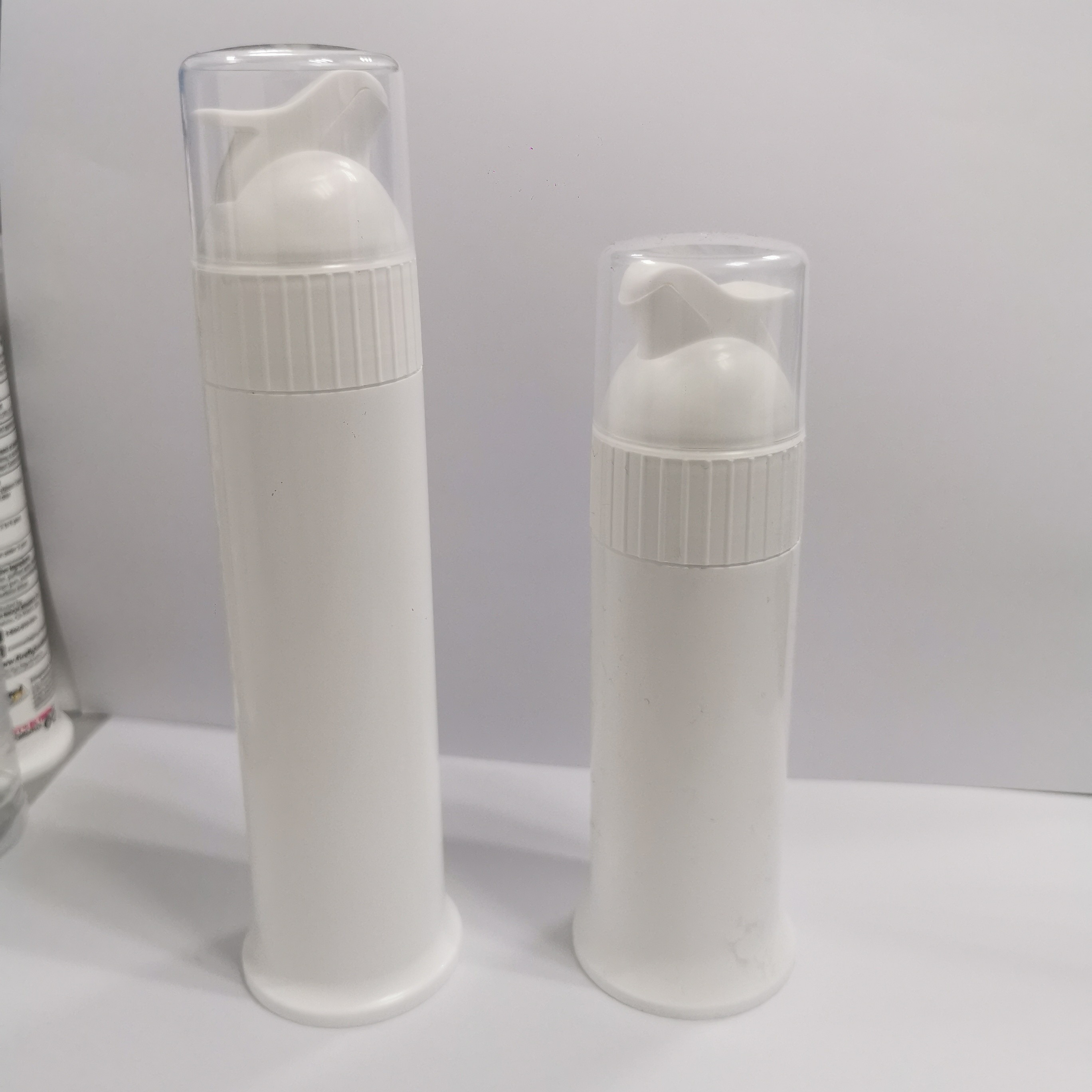 75ml PP Plastic Airless Pump Bottle for Toothpaste Packaging