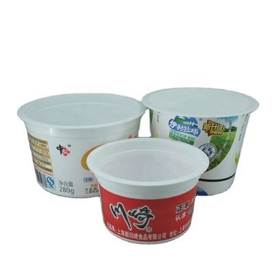 Food Grade PP Condiment Cup Eco Friendly Custom Logo Printed Cup for Yogurt Packaging