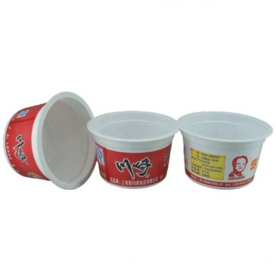 Single Wall Plastic Cup For Food Custom Color Disposable Cheese Yogurt And Ice Cream OEM