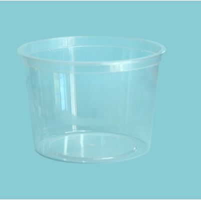 Customized Logo PP Plastic Disposable Cups for Ice Cream and Yogurt at Promotion