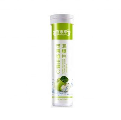 Product PP Plastic Effervescent Tablet Tube with Desiccant Cover and Customize Logo
