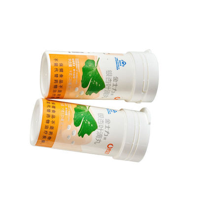 Easy Clean PP Collar Material Vitamin C Effervescent Tablet Bottles for OEM Acceptance