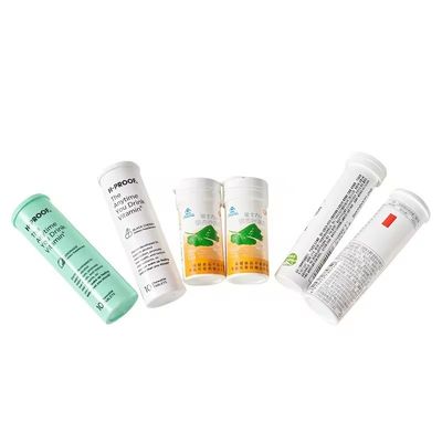 2024 Manufacturers Easy Clean Vitamin C Effervescent Tube Matte Surface Handling and OEM