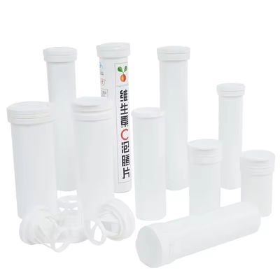 2024 Manufactory White Pill Box for Vitamin C Effervescent Tablets in PP Material