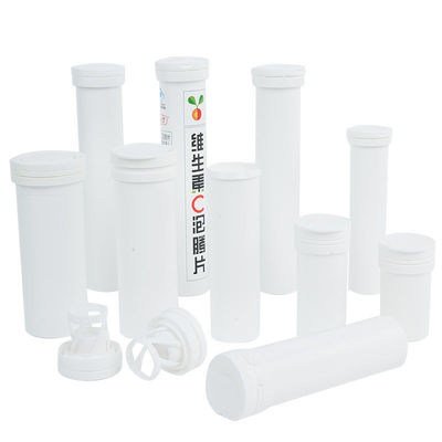 Matte Surface Handling Empty White Straight PP Plastic Bottles for Vitamin Tablets