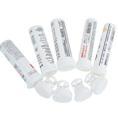 Customized PP Free Sample Plastic Vitamin Empty Effervescent Tablet Tube with Cap