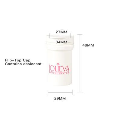 Portable Sizes Tamper-evident Flip-top Lids Small Pills Tube Packaging Eco-friendly